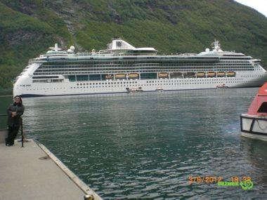 Norveç Fiyordları gezisi gemimiz