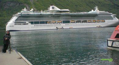 Norveç Fiyordları gezisi gemimiz