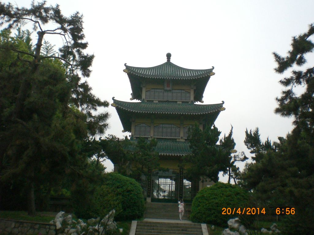Wuhan East Lake parkında