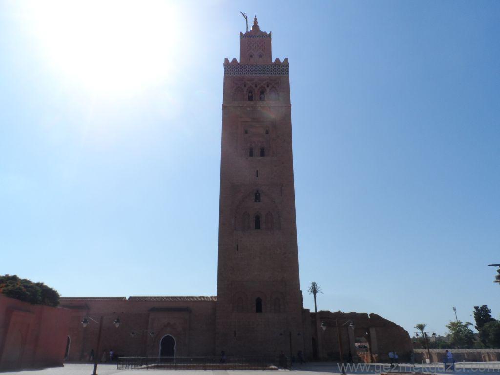 Marakeş Kutubiye Camii Minaresi